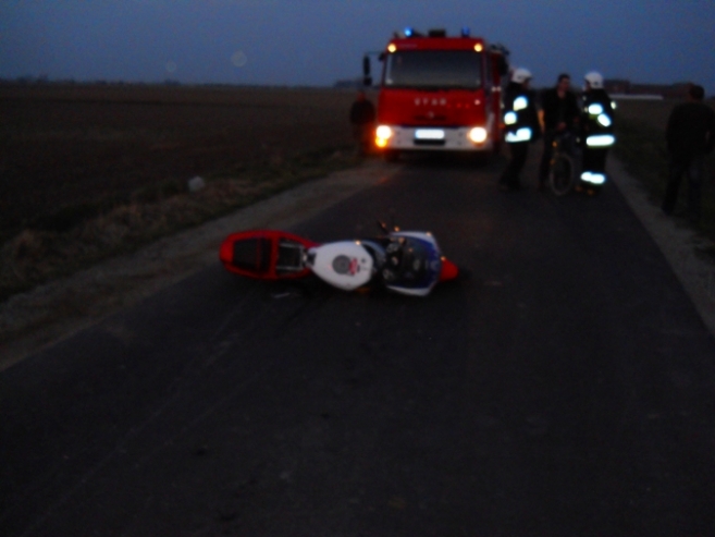 Zderzenie z motocyklistą