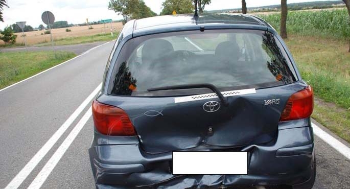 Trzy samochody najechały na siebie