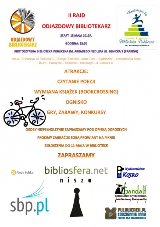 Wybierz się na rajd rowerowy z biblioteką!