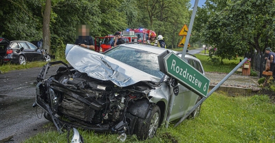Jedna osoba trafiła do szpitala