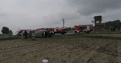 Ranni w wypadku we Wziąchowie[gallery]