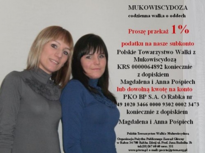 Pomóżmy w walce z mukowiscydozą!