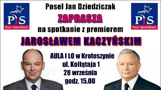 Jarosław Kaczyński w Krotoszynie