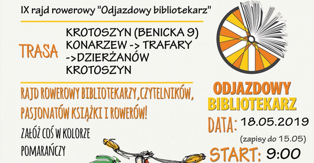Odjazdowy bibliotekarz już wkrótce
