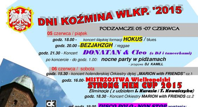 Już niebawem Dni Koźmina!