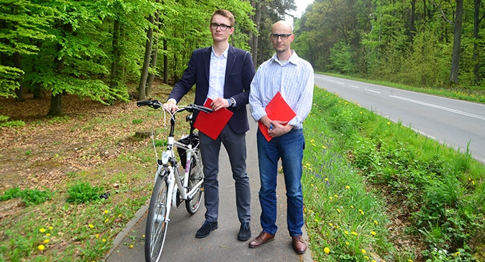 Walczą o zgodną z prawem ścieżkę rowerową