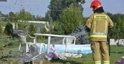 Pożar w pokoju dziecięcym