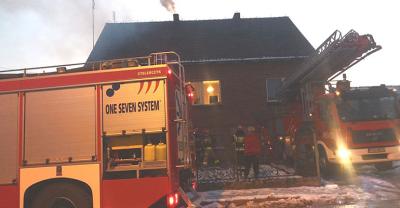 Pożar sadzy w Dąbrowie[gallery]