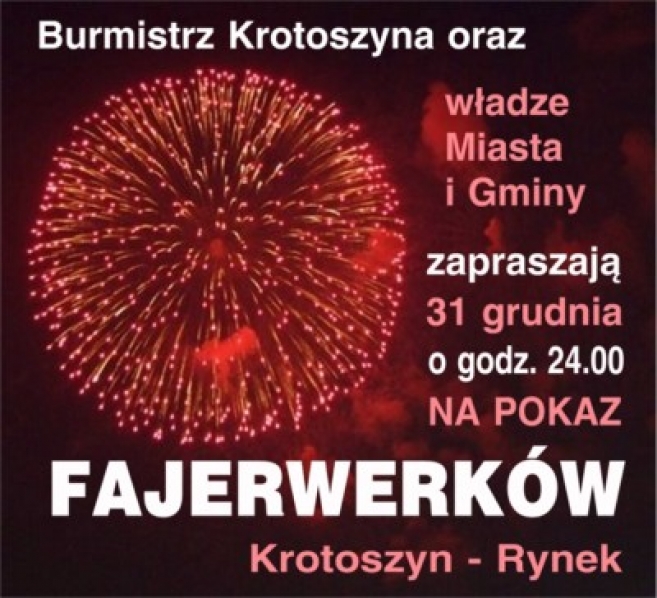 Pokaz fajerwerkowy