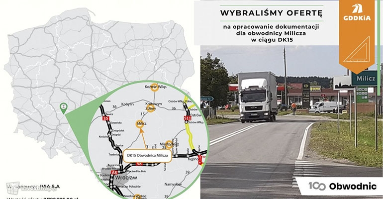 Obwodnica Milicz ma powstać w 2029 roku