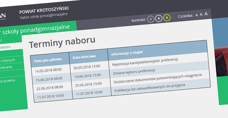 Nabór do szkół już niebawem