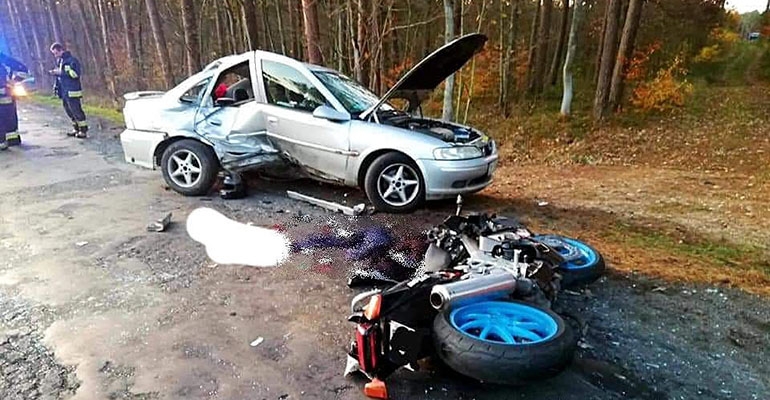Śmierć 35-letniego motocyklisty