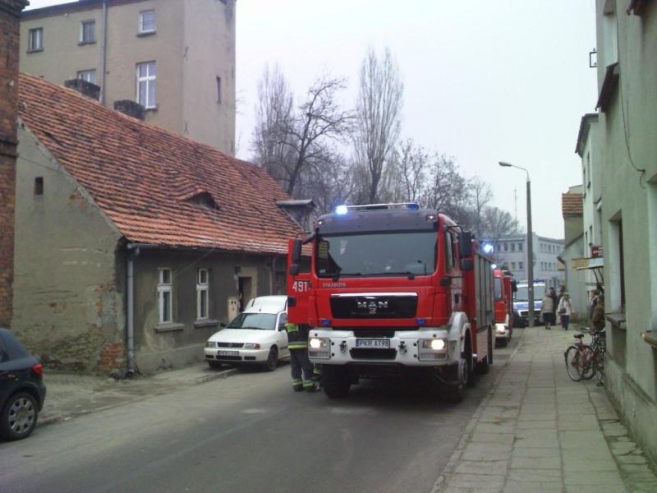 Pożar na poddaszu 