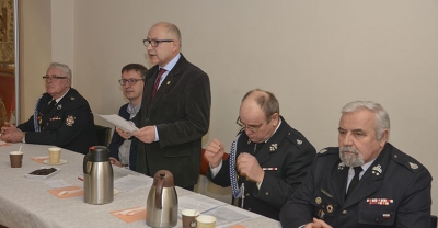 Zebranie honorowego klubu strażaka