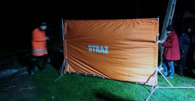 Spalone zwłoki w toi-toi[gallery]