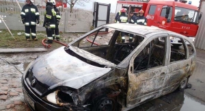 Samochód spłonął[gallery]