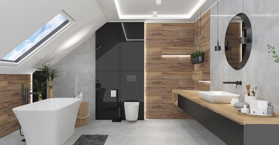 Łazienka na poddaszu