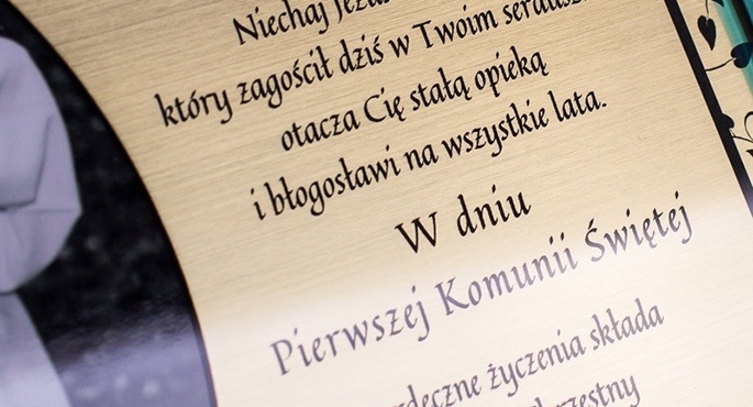 Pamiątki Pierwszej Komunii Świętej