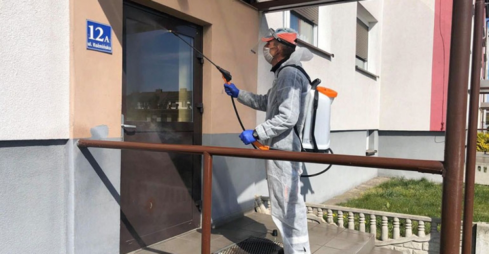 Trwa odkażanie przystanków