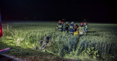 Pijany kierowca quada wpadł do rowu