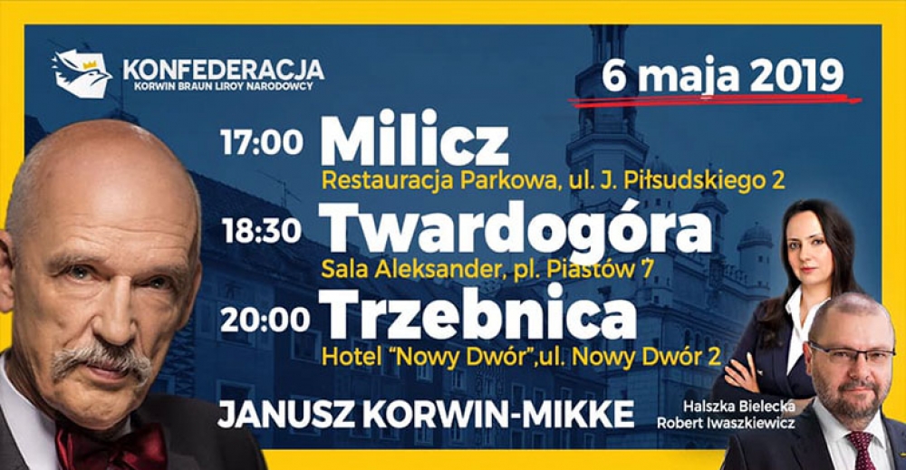 Spotkanie otwarte z Korwinem-Mikke