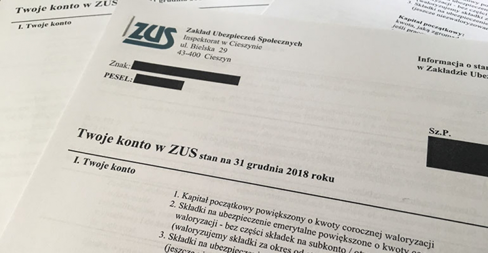 ZUS rozpoczął wysyłkę 20,5 mln listów!
