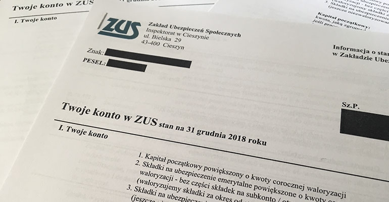 ZUS rozpoczął wysyłkę 20,5 mln listów!