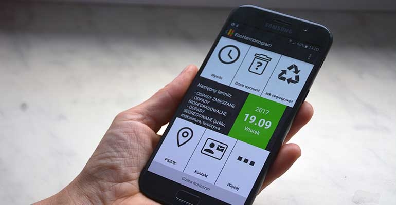 Aplikacja powie kiedy wywóz śmieci