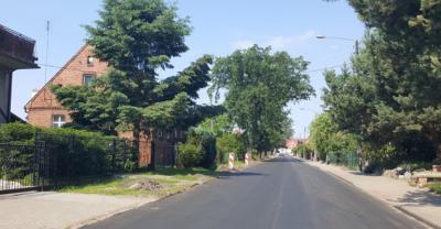 Nowy asfalt na ul. Sanatoryjnej