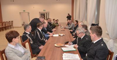 Zebranie strażackie w Różopolu