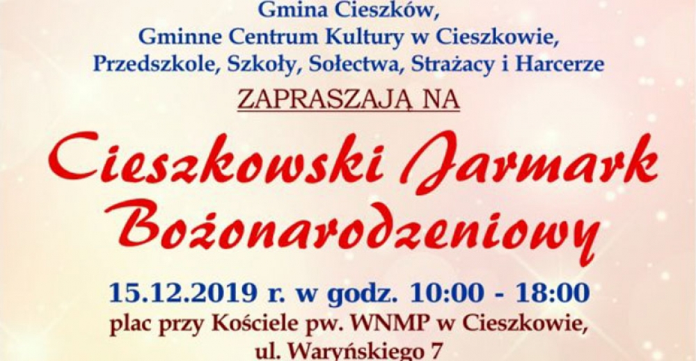 Cieszkowski Jarmark Bożonarodzeniowy